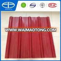 plastic roofing with trapezoid type for warehouse roof and wall panel